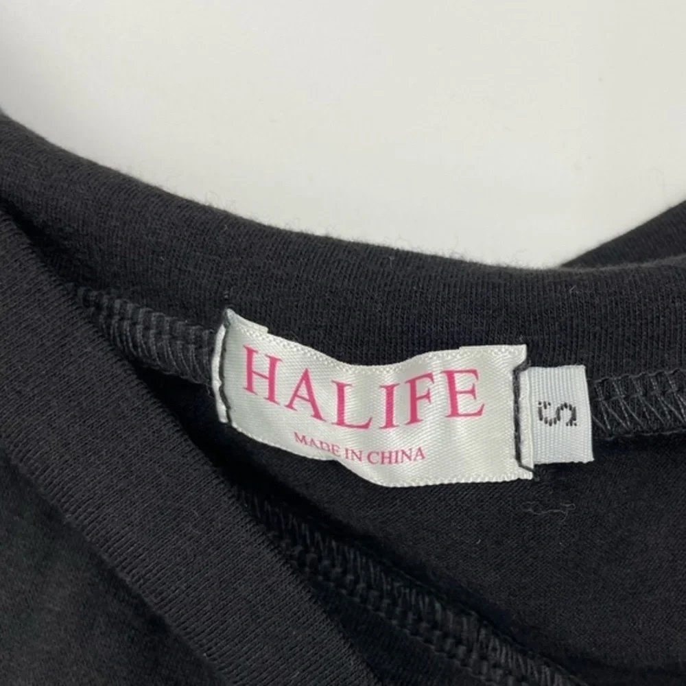 Halife black top.‎ Tee shirt and sweatshirt, oversized, sz s